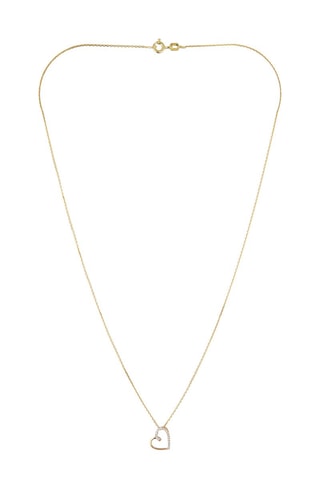 Colgante Cœur Précieux - 
Oro amarillo y diamantes