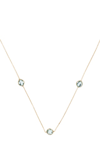 Collar - Oro amarillo y topacios