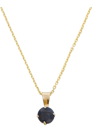 Colgante Puce - Oro amarillo y zafiro