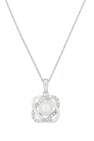 Colgante - Oro blanco y diamantes