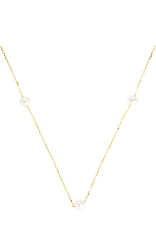 Collar Delicat - Oro amarillo y perlas de agua dulce