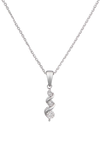 Colgante Tara - Oro blanco y diamantes