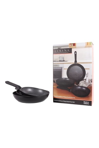 3 poêles à frire Serenk Excellence - 1,3 / 2 / 4,4 l