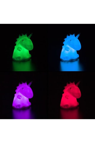 Veilleuse LED licorne - Blanc