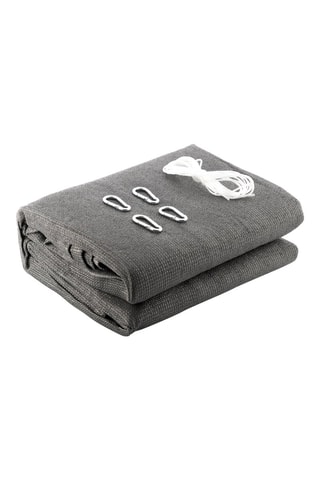 Auvent à voile rectangulaire - 2 x 3 m - Gris