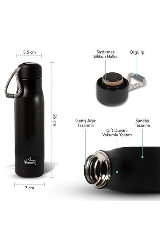 Bouteille isotherme en acier inoxydable Any Morning - 60 cl