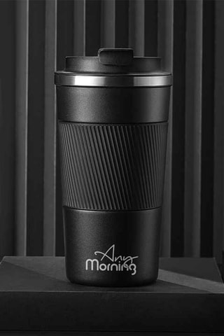 Mug de voyage en acier inoxydable Café Any Morning - 50 cl