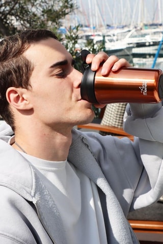 Mug de voyage en acier inoxydable Any Morning - 40 cl