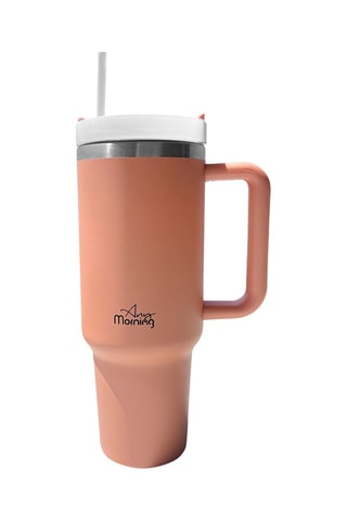 Mug de voyage en acier inoxydable Any Morning - Orange - 1,2 l