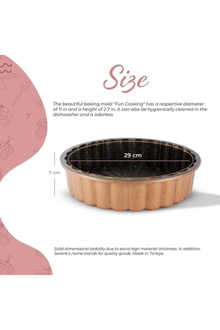 Moule à quiche Serenk Fun Cooking Tart - 29 cm
