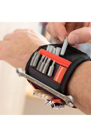 Bracelet magnétique pour bricolage - Noir et orange