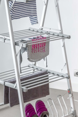 Séchoir à linge électrique Gris
