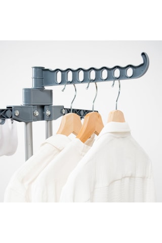 Etendoir à linge pliable à roues - 24 barres