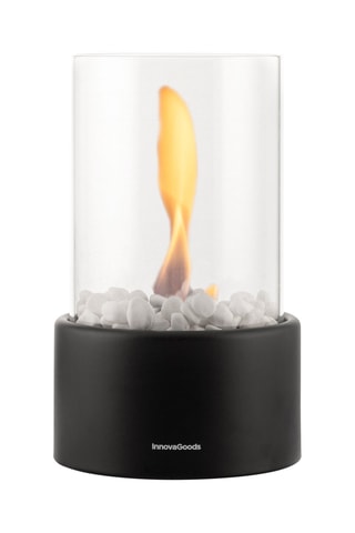 Cheminée de table décorative Noir