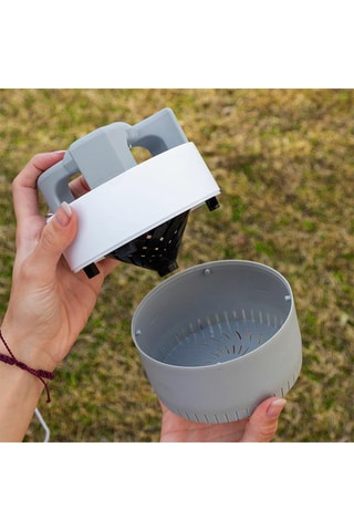 Lampe anti-moustiques à aspiration LED - 5 W - Gris