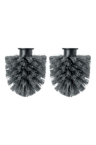 2 brosses de toilette - Noir