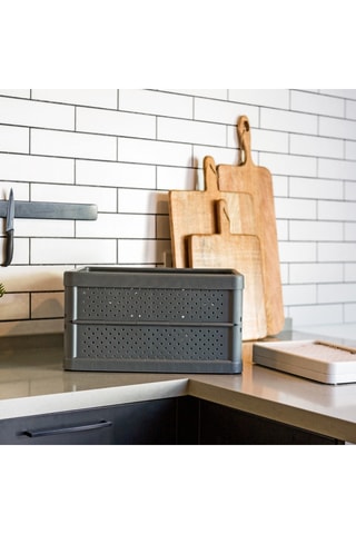 Boîte de rangement - 11,3 l - Noir