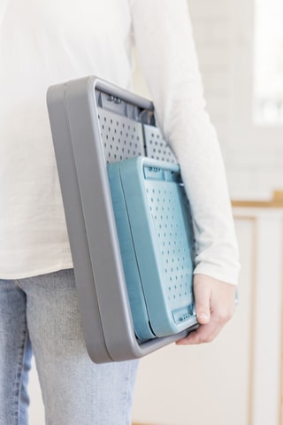 Boîte de rangement - 32 l - Noir