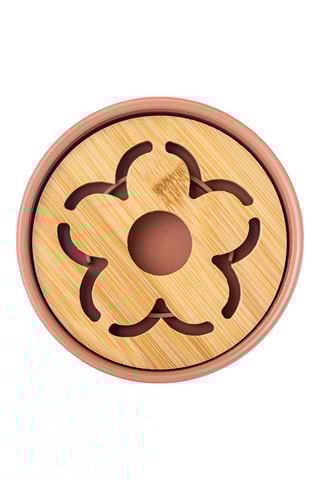 Porte-savon en bambou - Marron clair