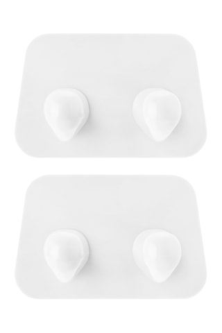 2 crochet mural multifonction - 11,6 × 7,5 × 7,5 cm