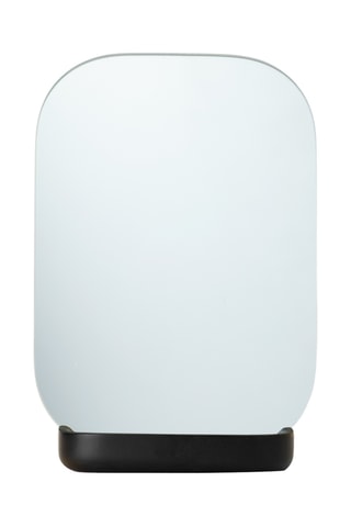 Miroir de salle de bain - 12 x 7,1 x 17 cm - Noir