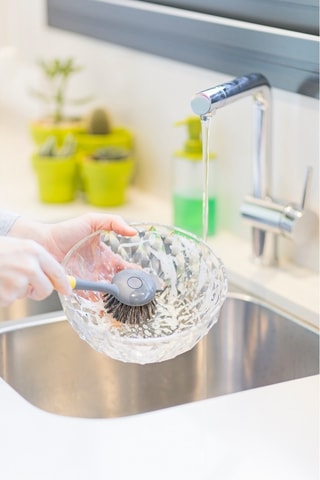 2 têtes de rechange pour brosse à vaisselle - 7,5 x 7,5 x 5 cm