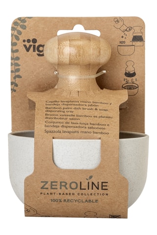 Distributeur de savon et brosse à vaisselle