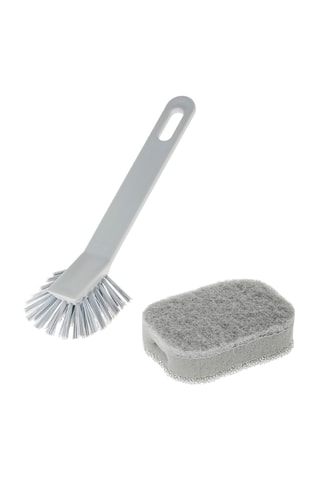 Brosse à vaisselle et éponge