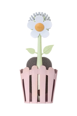 Brosse à vaisselle et éponge