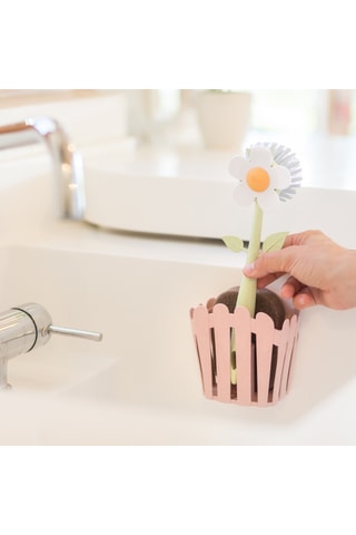 Brosse à vaisselle et éponge