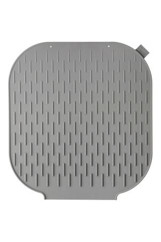 Egouttoir à vaisselle en silicone - Gris - 30 x 30 cm