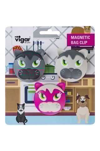 3 pinces magnétiques pour fermer sac