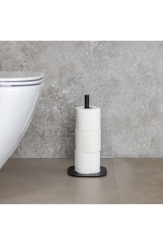 Porte-rouleau de papier toilette - Noir