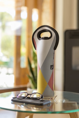 Sac à bouteille de vin - Gris