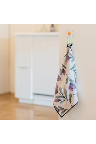 4 chiffons - Blanc et gris