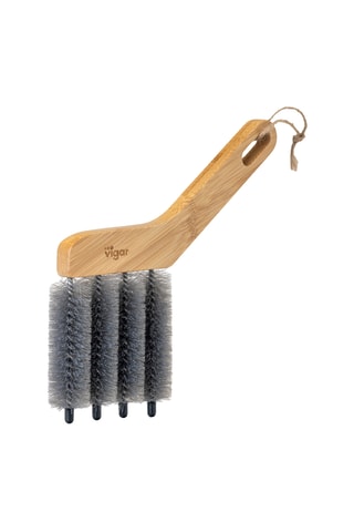 Brosse pour volets en bambou - 20,5 x 2,7 x 19 cm