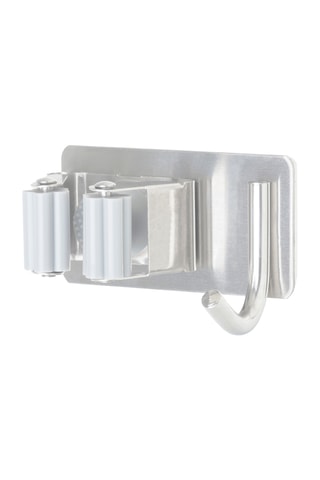 Porte-balai mural avec adhésif 3M - 8,5 x 4 x 5,5 cm