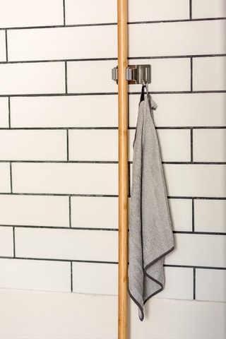 Porte-balai mural avec adhésif 3M - 8,5 x 4 x 5,5 cm