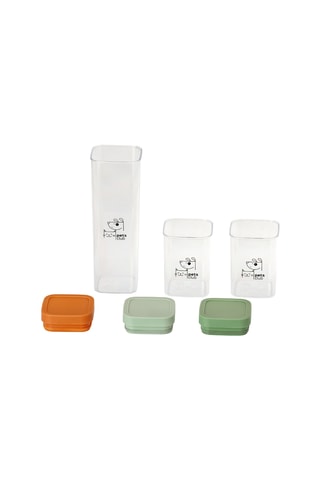 3 boites de conservation pour animaux - 20 x 10 x 30,5 cm