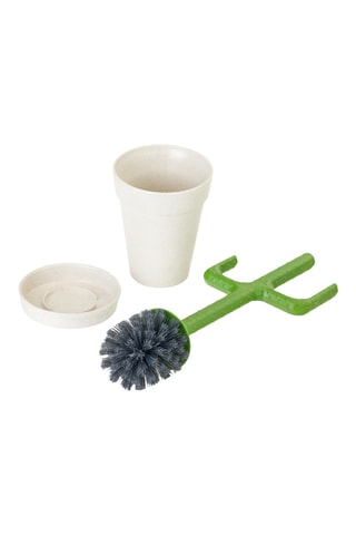 Set brosse WC - Vert clair