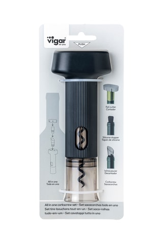 Kit tire-bouchon tout-en-un - 4 pièces