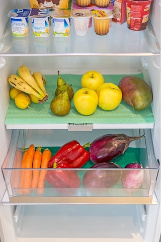 Tapis pour réfrigérateur en silicone - Vert