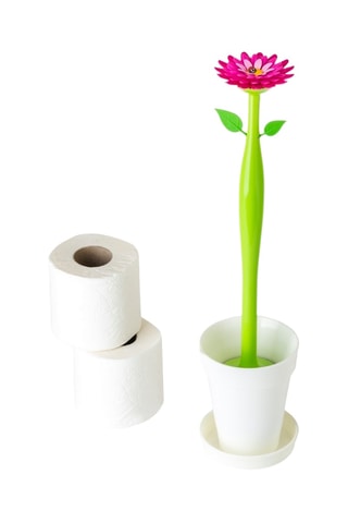 Brosse WC avec support