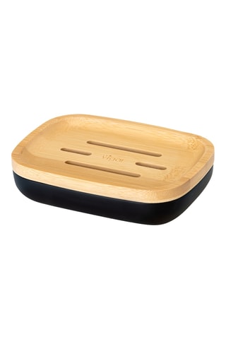 Porte-savon - 11,7 x 8,6 x 3 cm - Noir