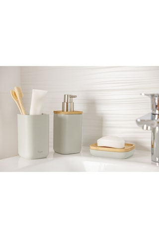 Porte-savon - 11,7 x 8,6 x 3 cm - Gris