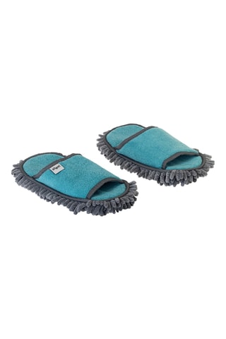 Pantoufles - Bleu canard