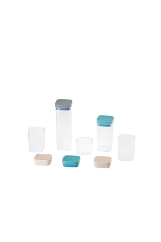 5 boîtes de conservation en silicone - 50, 80, 120 et 190 cl