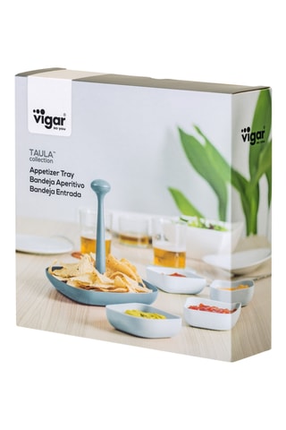 Plateau à apéritifs - 20 x 20 x 18,5 cm