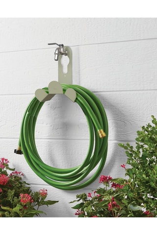 Support mural pour tuyau d’arrosage - Vert