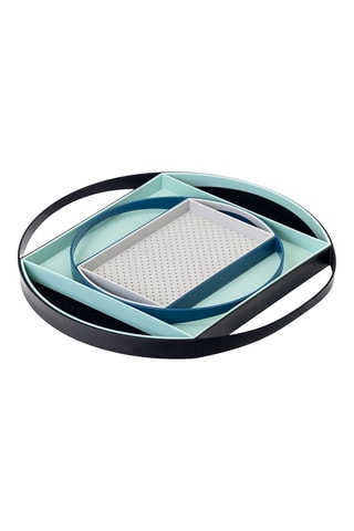 4 plateaux de service - 42 x 42 x 3 cm